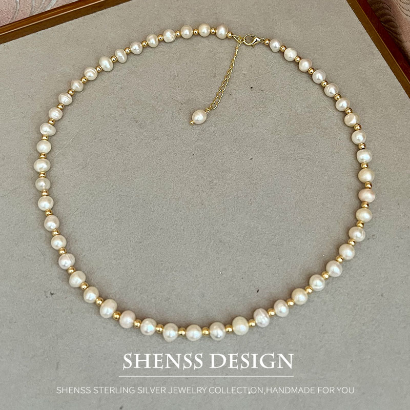 Classic Temperament Natural 5- - đánh giá và giá Pearl Necklace Set