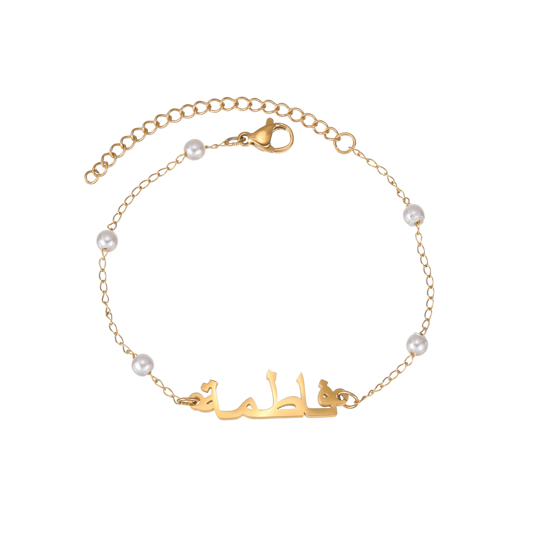 Goxijite Trendy Custom Arabic  - đánh giá và giá Pearl Necklace Set