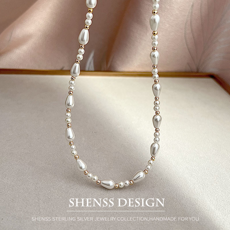 Elegant Imitation Pearl Water  - đánh giá và giá Pearl Necklace Set