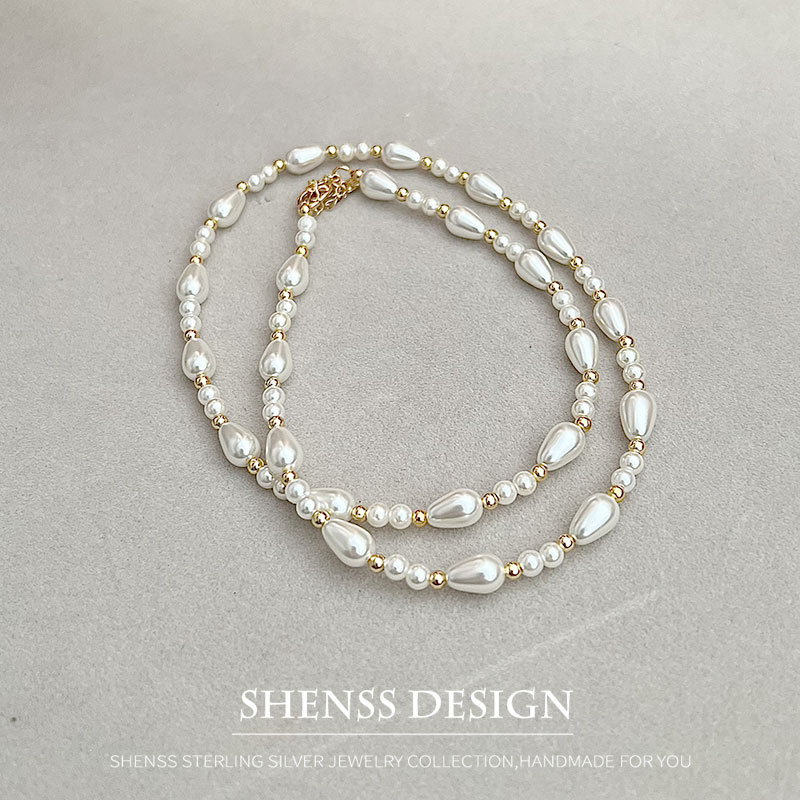 Elegant Imitation Pearl Water  - đánh giá và giá Pearl Necklace Set