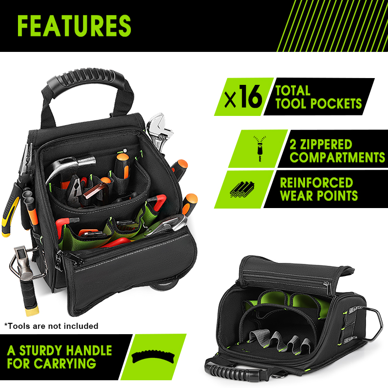 JAKAH Professional Electrician - đánh giá và giá Shoulder Bag Structured