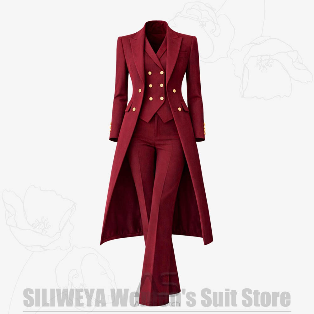 Women's Suit 3 Piece Double Br - đánh giá và giá Women'S Office Formal Wear For Ladies