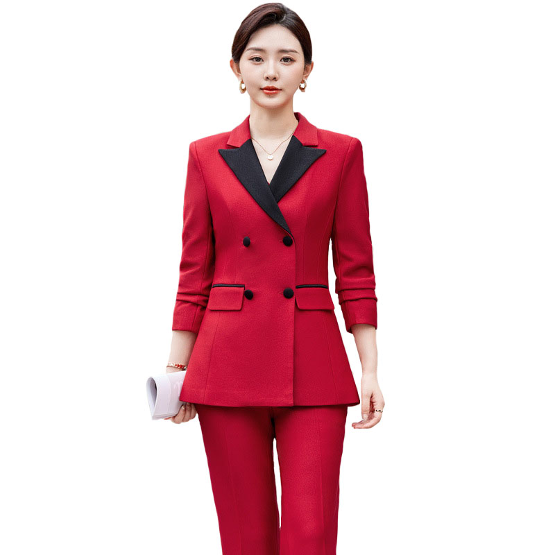 2024 Elegant Red Black Women P - đánh giá và giá Formal Winter Wear Women Jacket