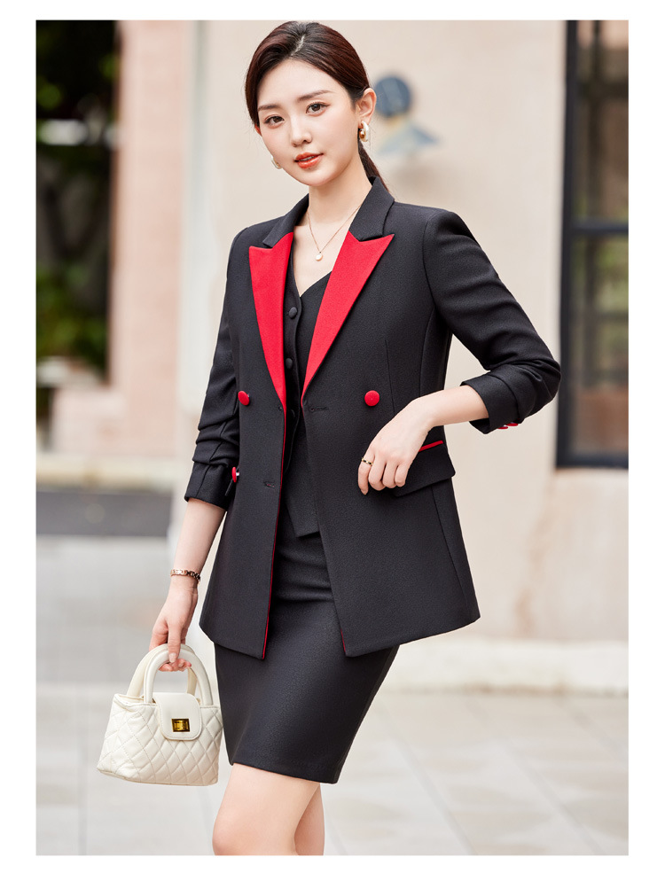 2024 Elegant Red Black Women P - đánh giá và giá Formal Winter Wear Women Jacket