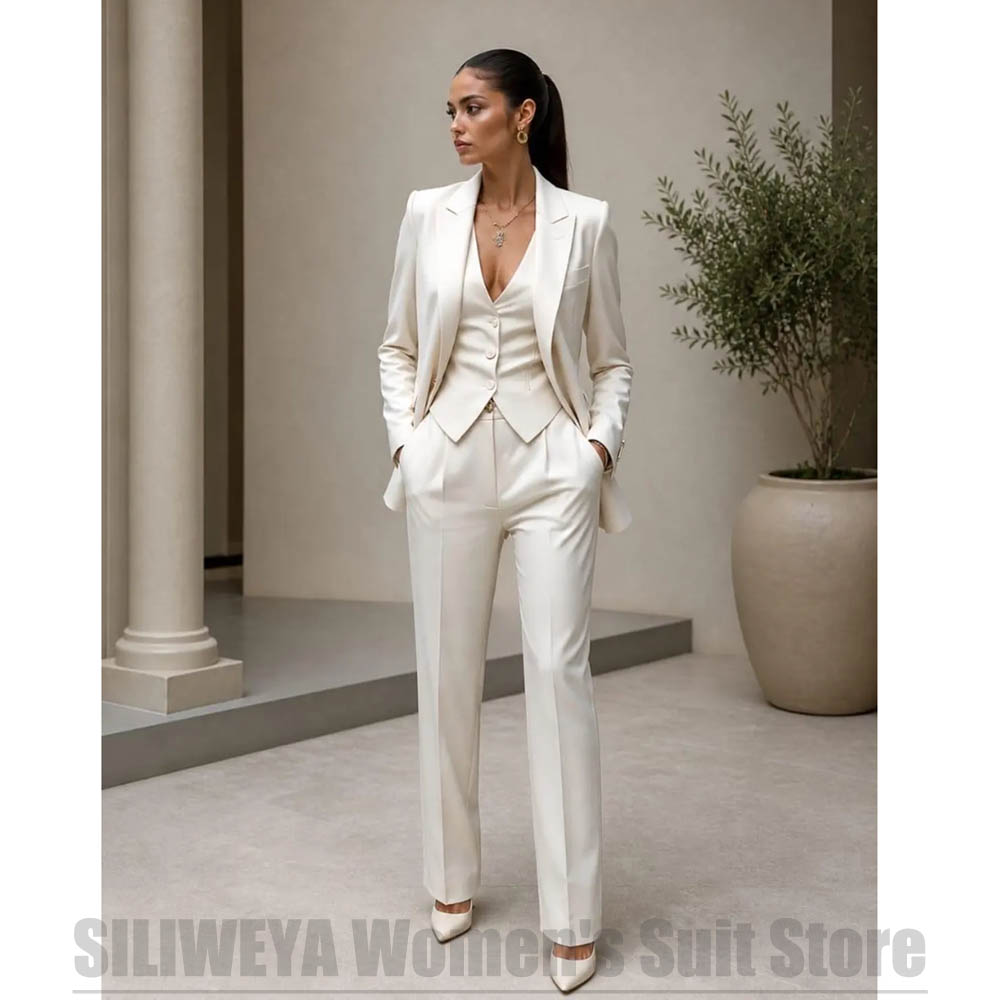 Women 3 Piece Suit Set Blazer  - đánh giá và giá Women'S Office Formal Wear For Ladies