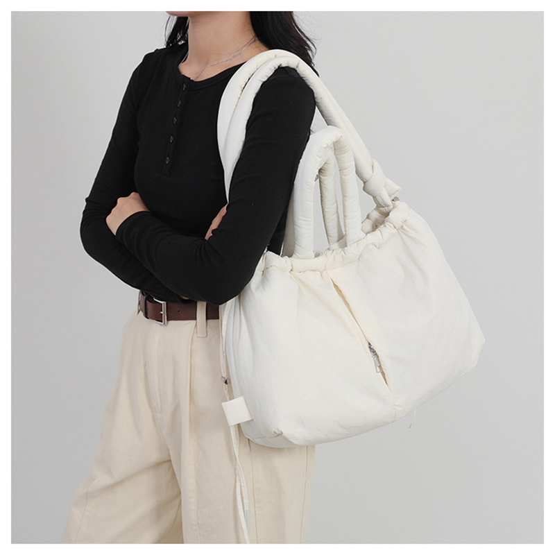Women's New Bag Down Padded Ja - đánh giá và giá Shoulder Bag Structured